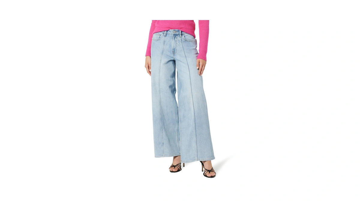 The Drop Women's Frida Relaxed Fit Jeans, Light Indigo, 26