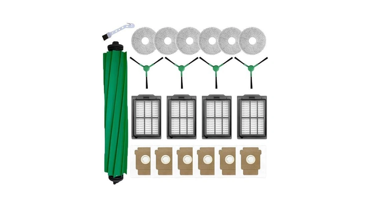 Robot Vacuum Replacement Kit For Irobot Roomba Plus 405/505/507, 22