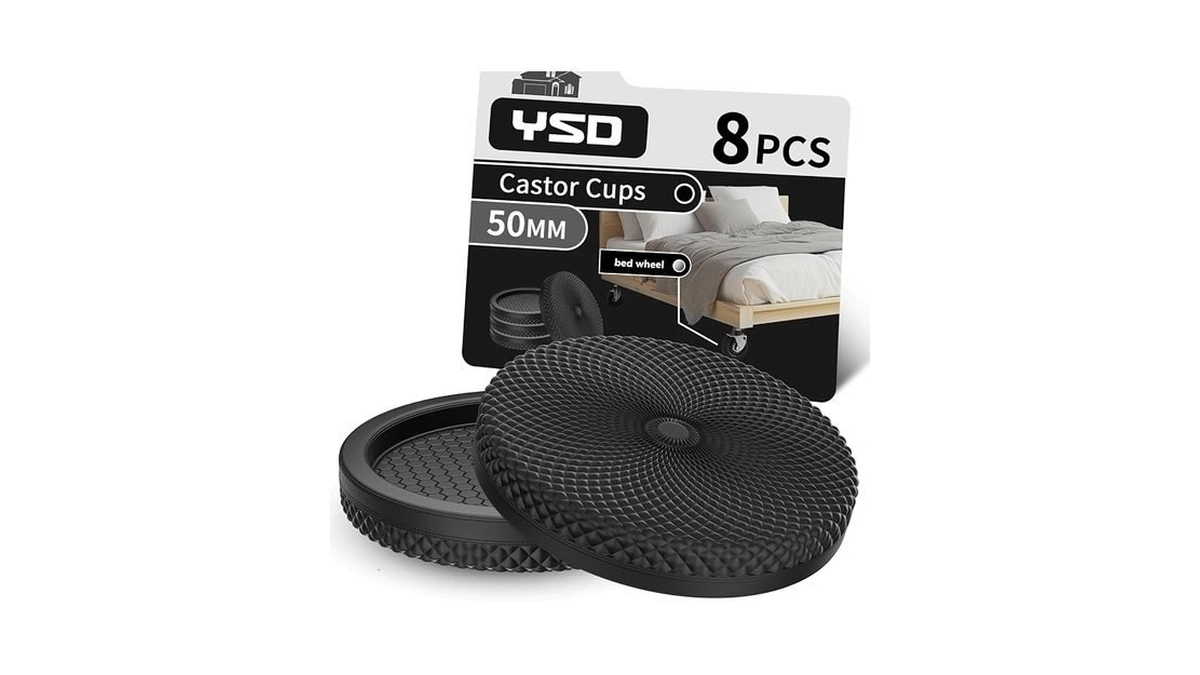 Ysd 2" Non Slip Furniture Caster Cups, Anti-sliding Furniture Pads