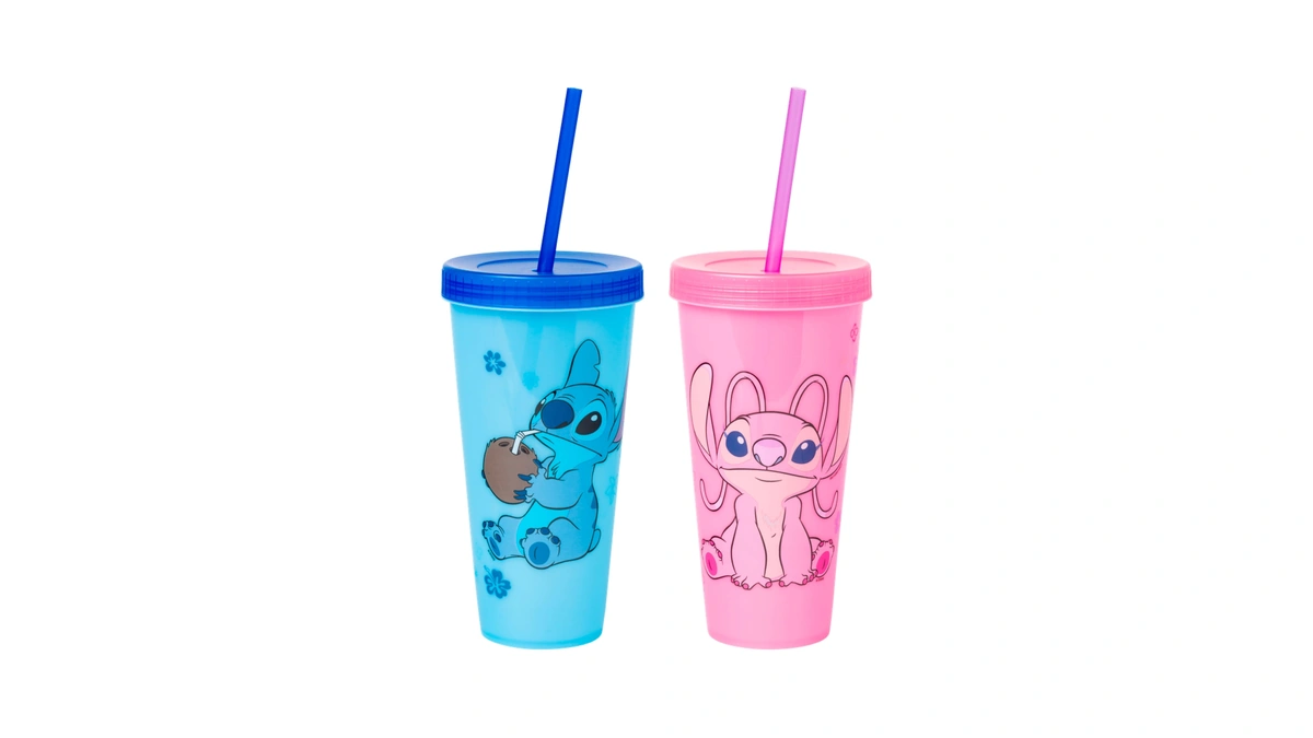 Silver Buffalo Disney Lilo And Stitch, Color Changing Tumbler, 2pk,