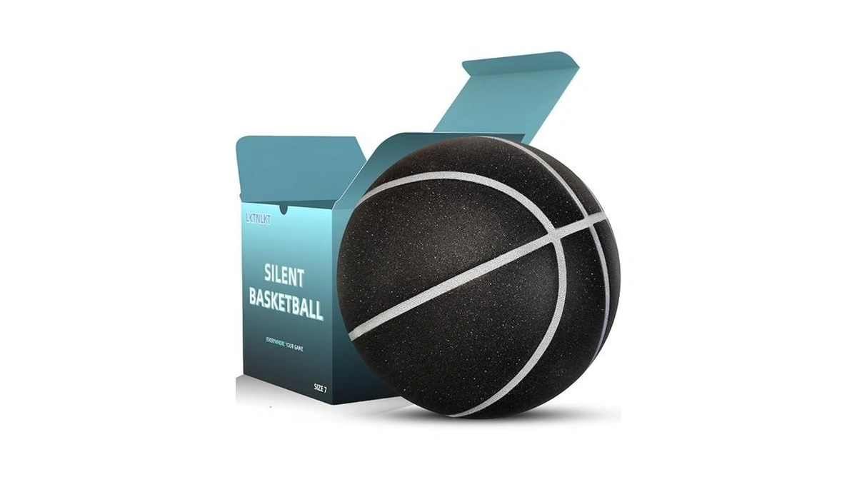 Lktnlkt Silent Basketball Size 7 (29.5") – Grooved Airless Foam