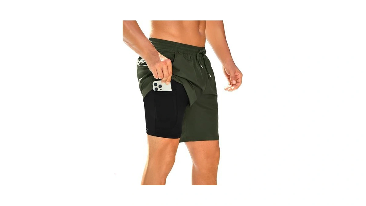 Incerun Mens Bathing Suit Swimsuit Quick Dry Board Shorts Swimwear
