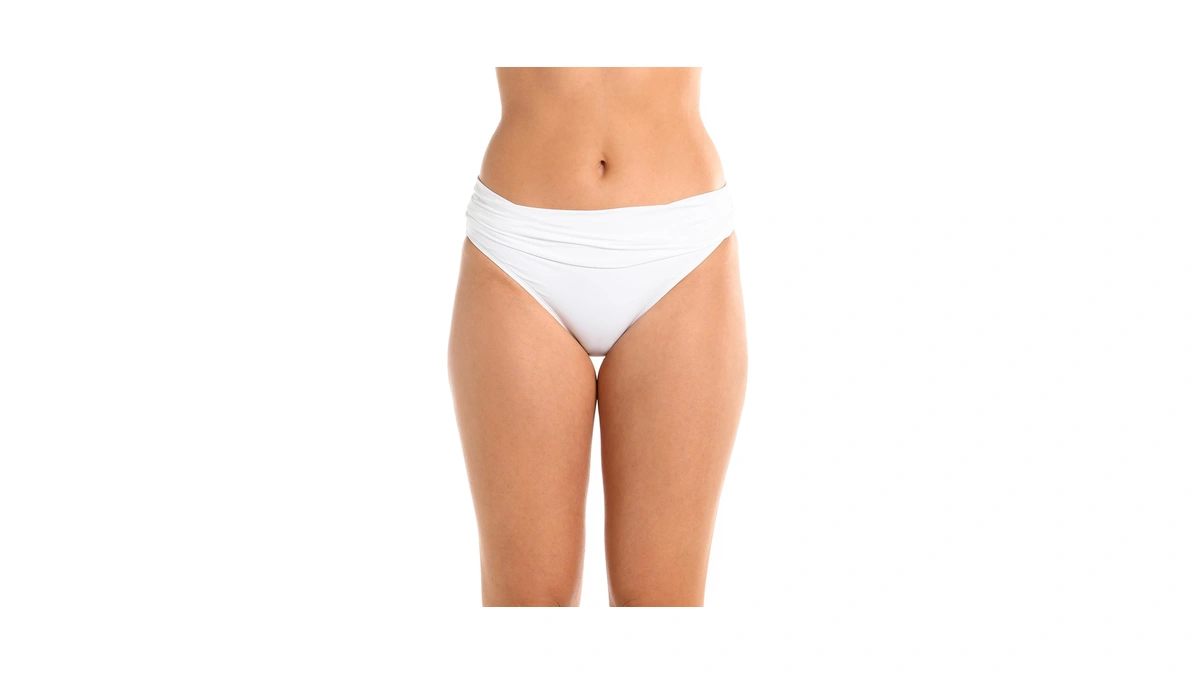 La Blanca Women's Standard Island Goddess Shirred Band Hipster Bikini