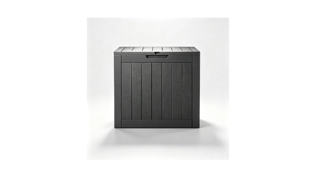 Nunu Lab 32 Gal Outdoor Storage Box Waterproof Lockable,deck Box,black