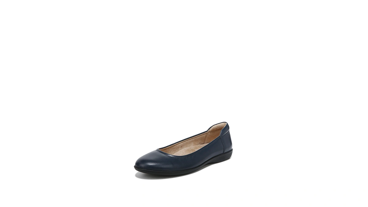 Naturalizer Womens Flexy Comfortable Slip On Round Toe Ballet Flats