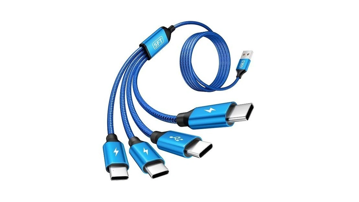 4 In 1 Usb A To Usb C Cable, Phone