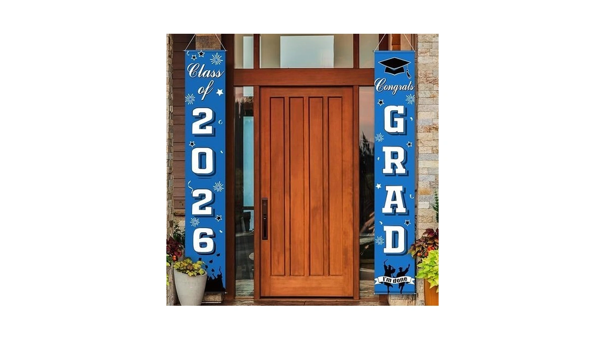 Amazon code: Chinco Graduation Decorations Class Of 2