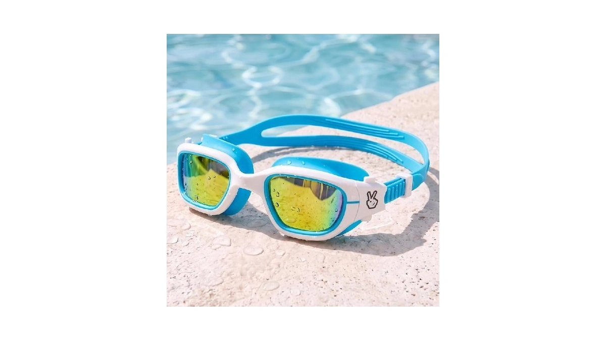 Vvinca Kids Swim Goggles, Swimming Goggles For Kids 3-14 Anti-fog
