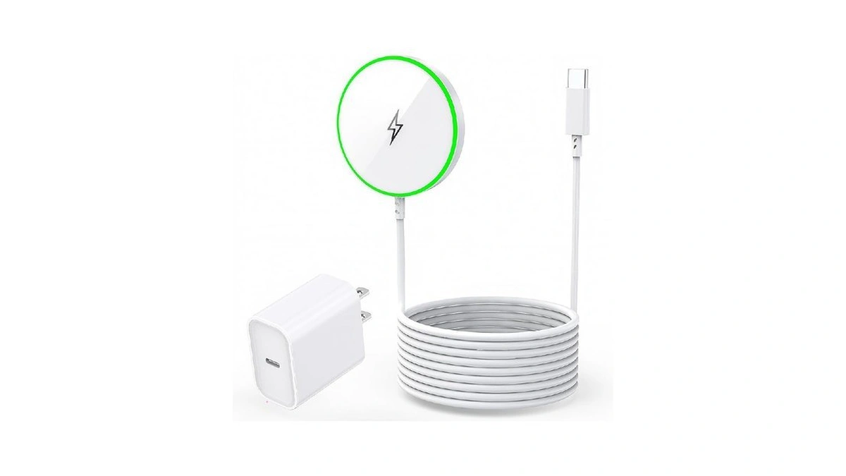 Magnetic Wireless Charger For Iphone 17 With Led Light,10ft Long