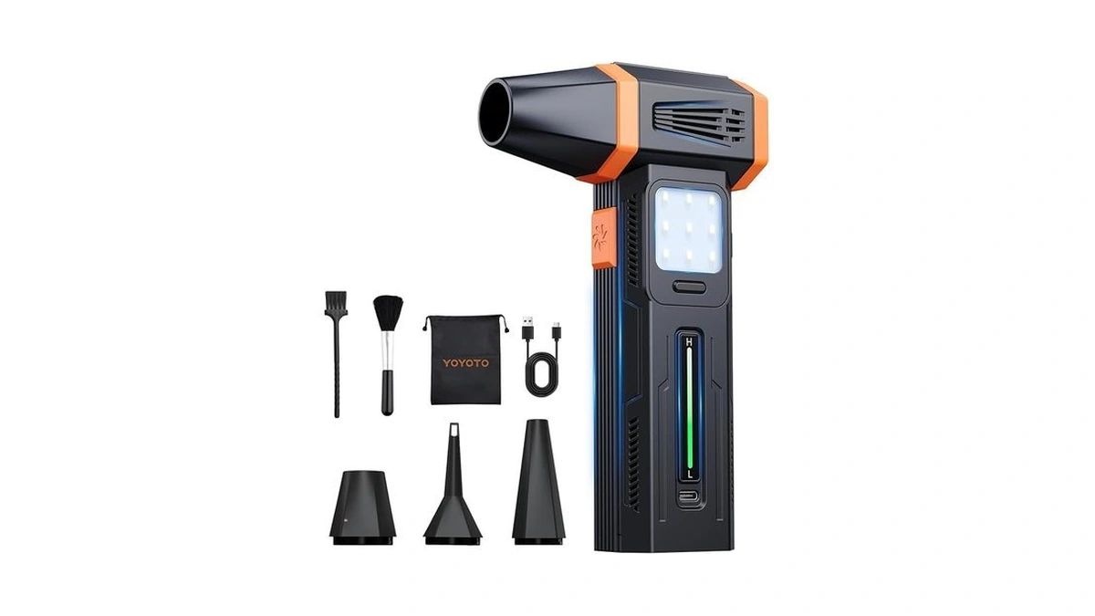 Compressed Air Duster Powerful 40mm Brushless Motor Electric Air Duster
