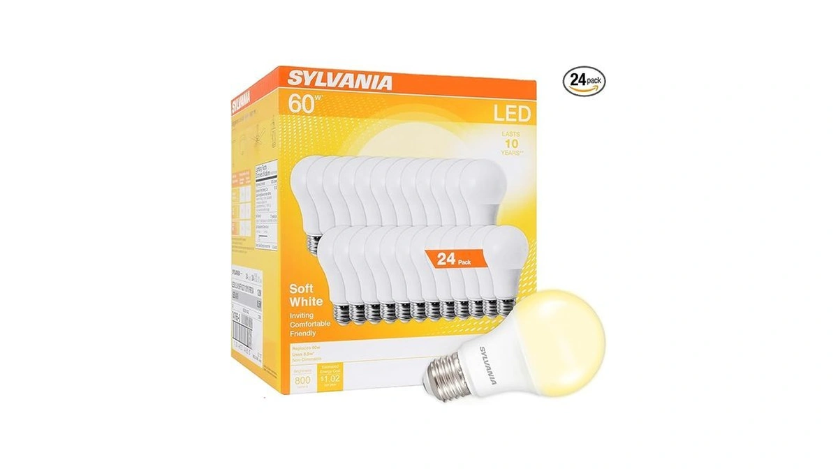 Sylvania Led A19 Light Bulb, 60w Equivalent, Efficient 8.5w, 10