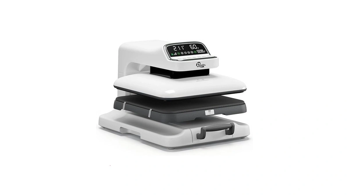 Rizzliz 15"x15" Automatic Heat Press Machine - 440 Lbs Pressure,