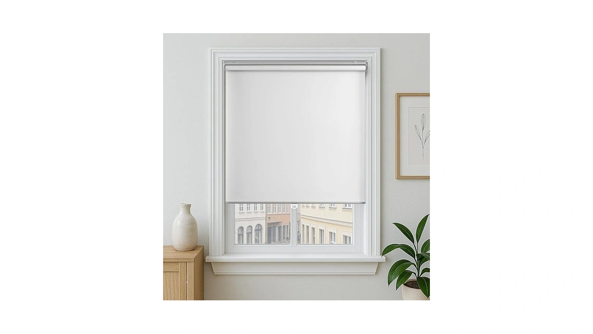 Blackout Roller Shades Cordless Blinds For Windows, Free-stop Shades With
