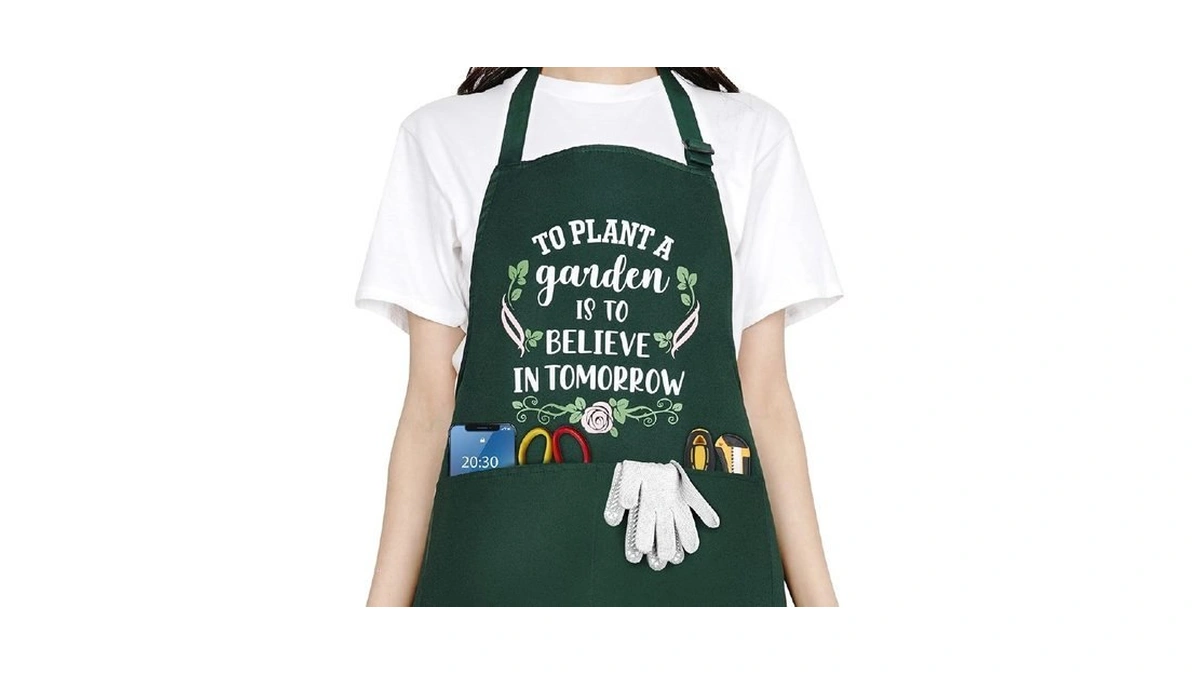 Saukore Funny Garden Aprons For Women, Gardening Gifts For Gardeners,
