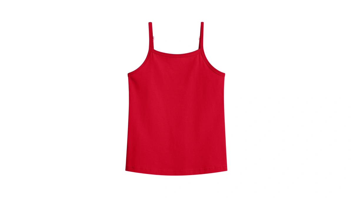 Auranso Girls Undershirts Toddler Cami Camisole Adjustable Straps Sleeveless Cotton