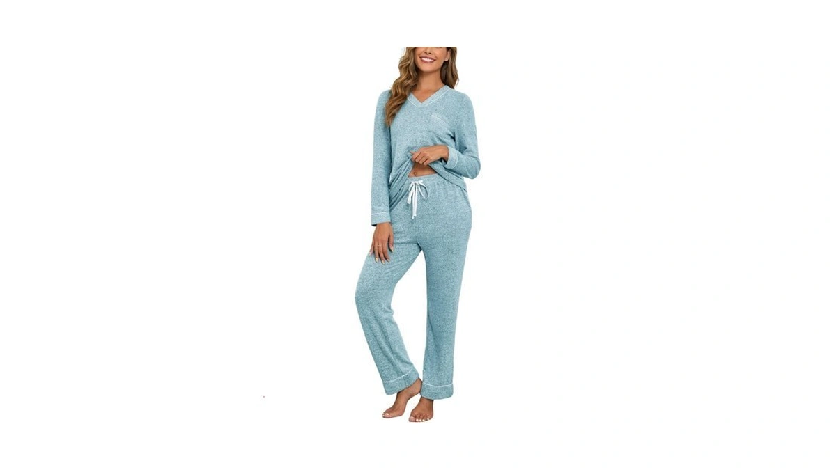 Halcyeen Cozy Pjs For Women Set Warm Pjs For Women