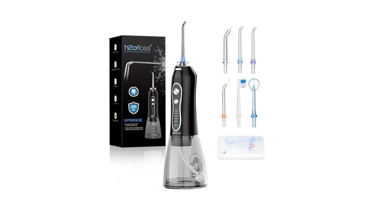 H2ofloss Water Dental Flosser Teeth Pick -portable Oral Irrigator With