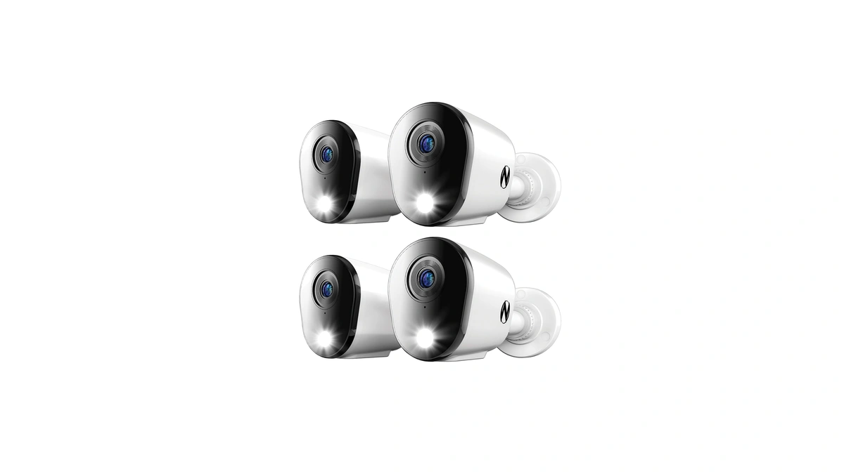 Night Owl Add On Wired 4k Hd Indoor/outdoor Deterrence Cameras
