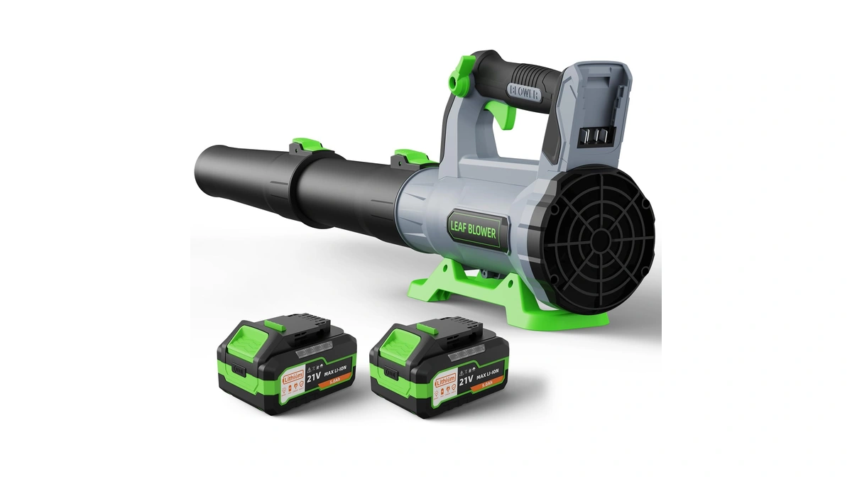 Leaf Blower Cordless, With 2 X 5.0ah Battery, 560 Cfm