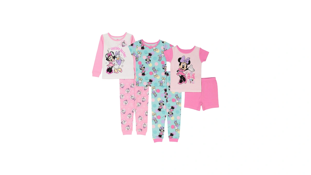 Amazon : Disney Girls' Minnie Mouse 6-piece Snug-