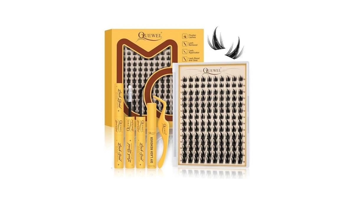 Quewel Fairy Lash Clusters Kit 140pcs Manga Lash Clusters(manga-a 4-set)