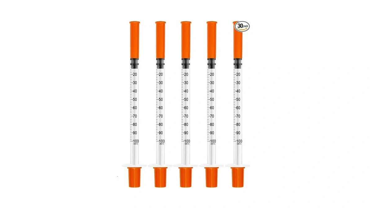 1ml 31ga 5/16" (8mm) Syringe With Needle, Individually Wrapped, Pack