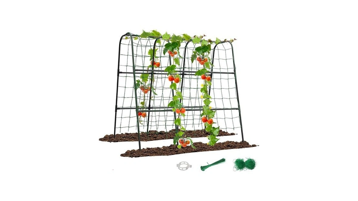 Gojaway Cucumber Trellis For Garden Vegetable Trellis, 47.2" X 47.2"