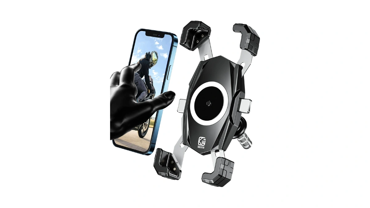 Kewig Motorcycle Fork Stem Phone Mount, Motorcycle Phone Mount