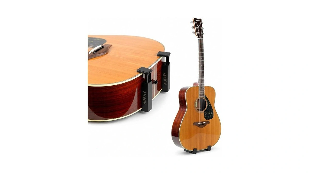Moreup Portable Pocket Guitar Stand Clip-on Holder For Acoustic, Classical