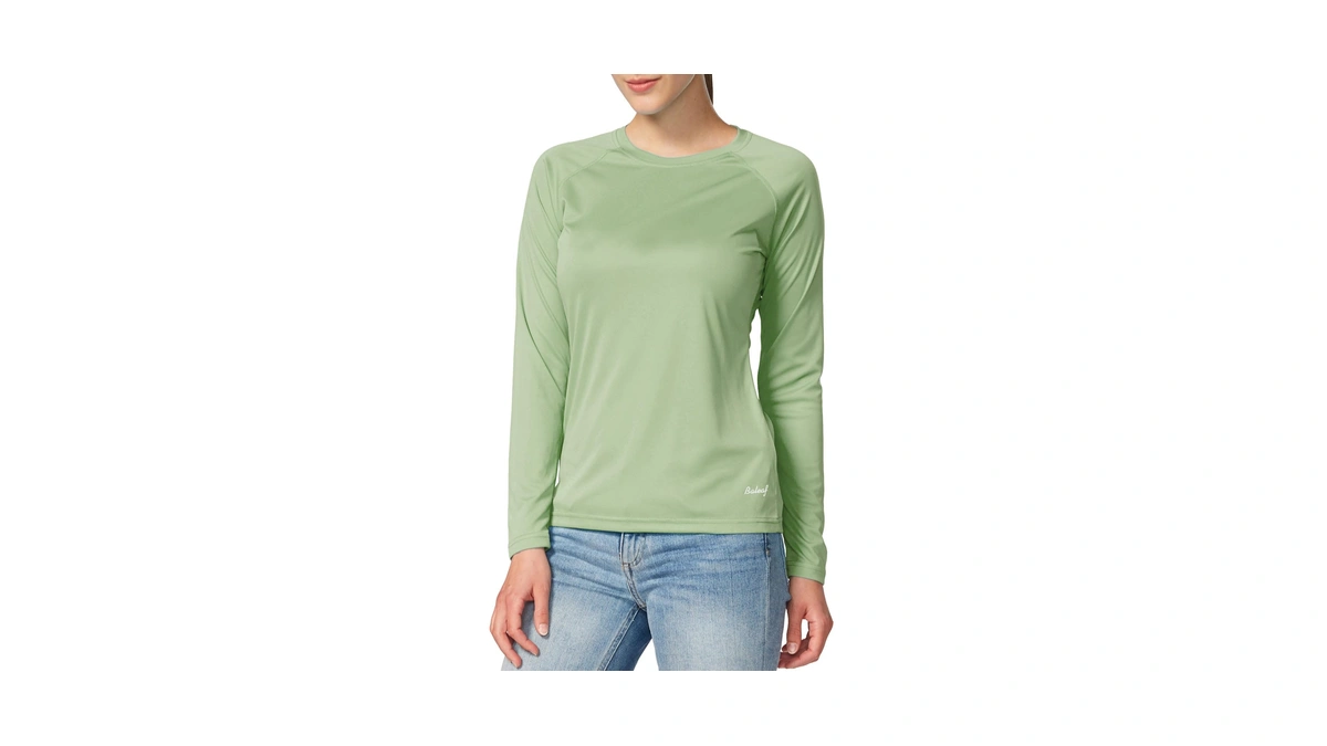 Baleaf Women's Upf 50+ Sun Shirts Long Sleeve Stretchy Quick