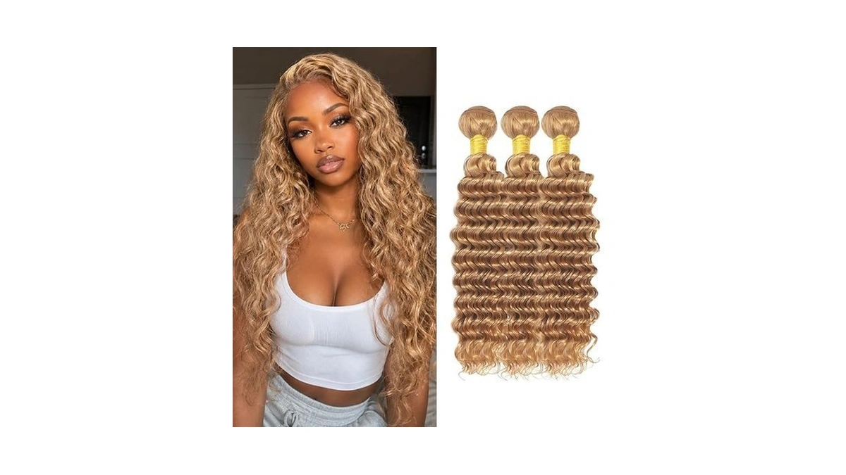 Amazon code: Kodrhar Honey Blonde Human Hair Bundles