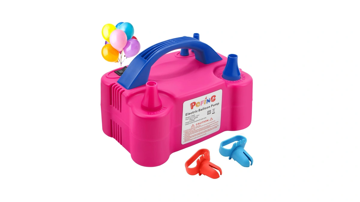 Pcfing Balloon Pump Electric Portable Balloon...