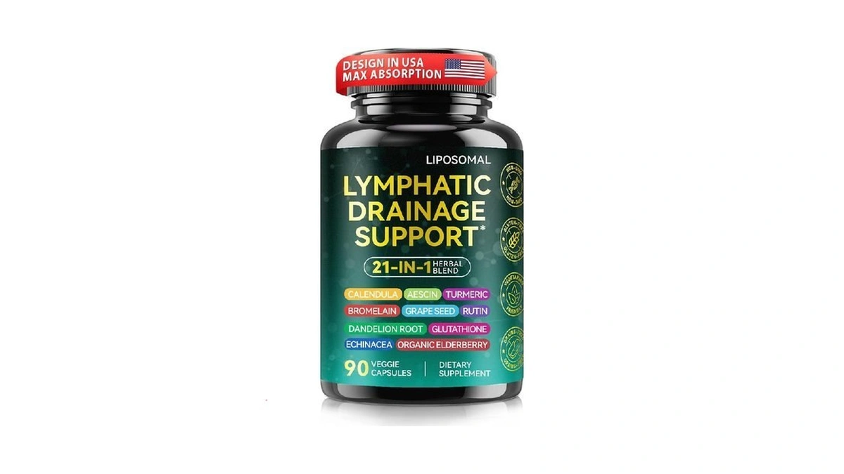 Lymphatic Drainage Supplements, Lymphatic Drainage Capsules Supplement - Wellness Complex