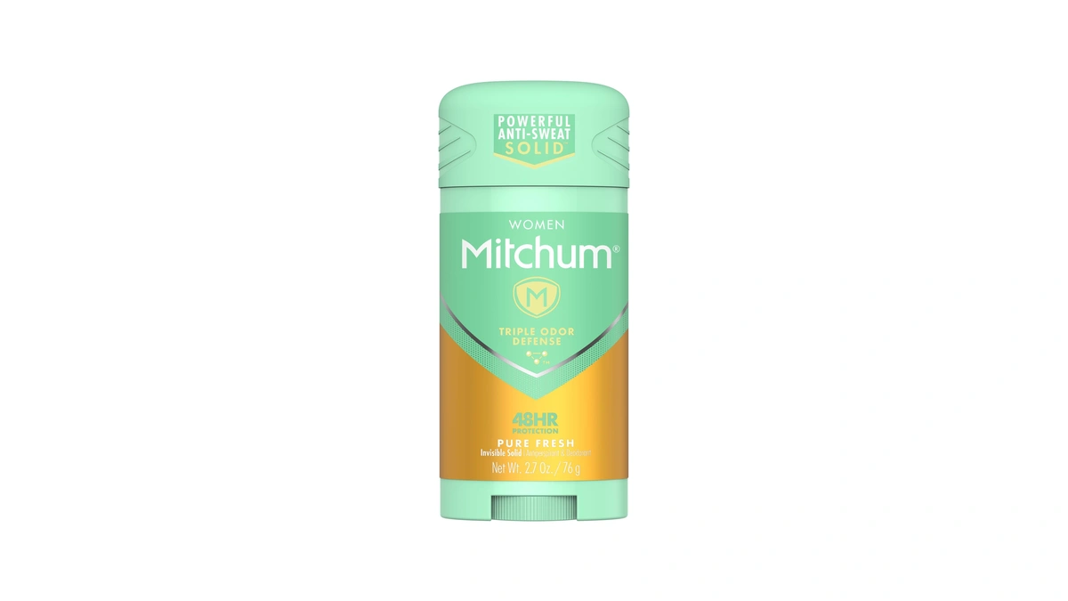 Mitchum Women Triple Odor Defense Invisible Solid Antiperspirant Deodorant, Pure