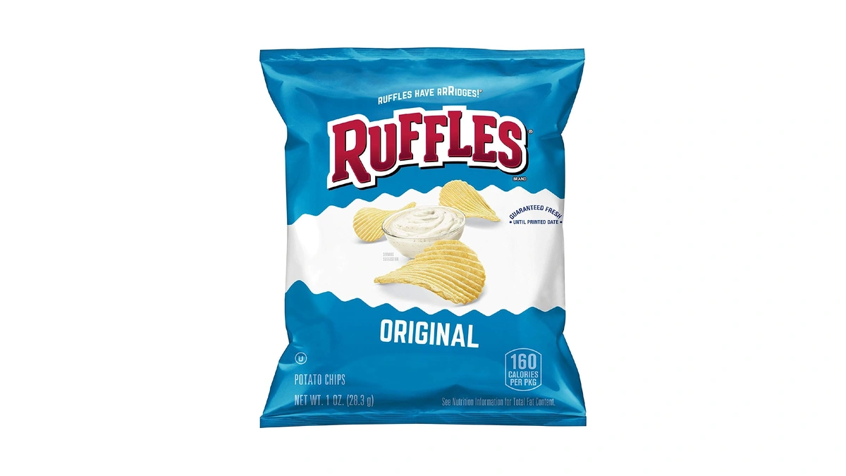 Ruffles Original Potato Chips, 1 Ounce (pack Of 40)