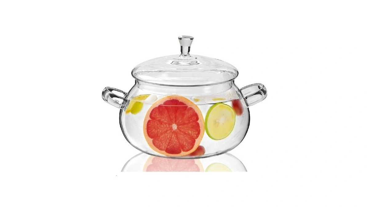 Jlvsv Glass Saucepans With Lid