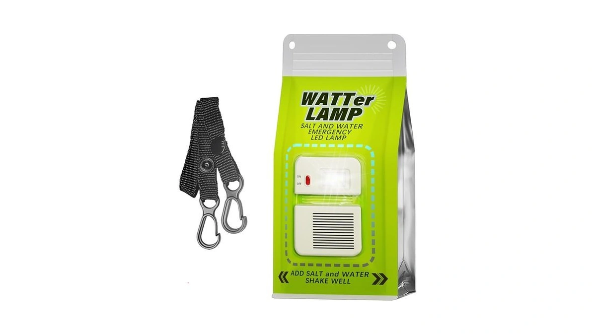 Portable Saltwater Camping Lantern - 50 Lumens Led Emergency Light,