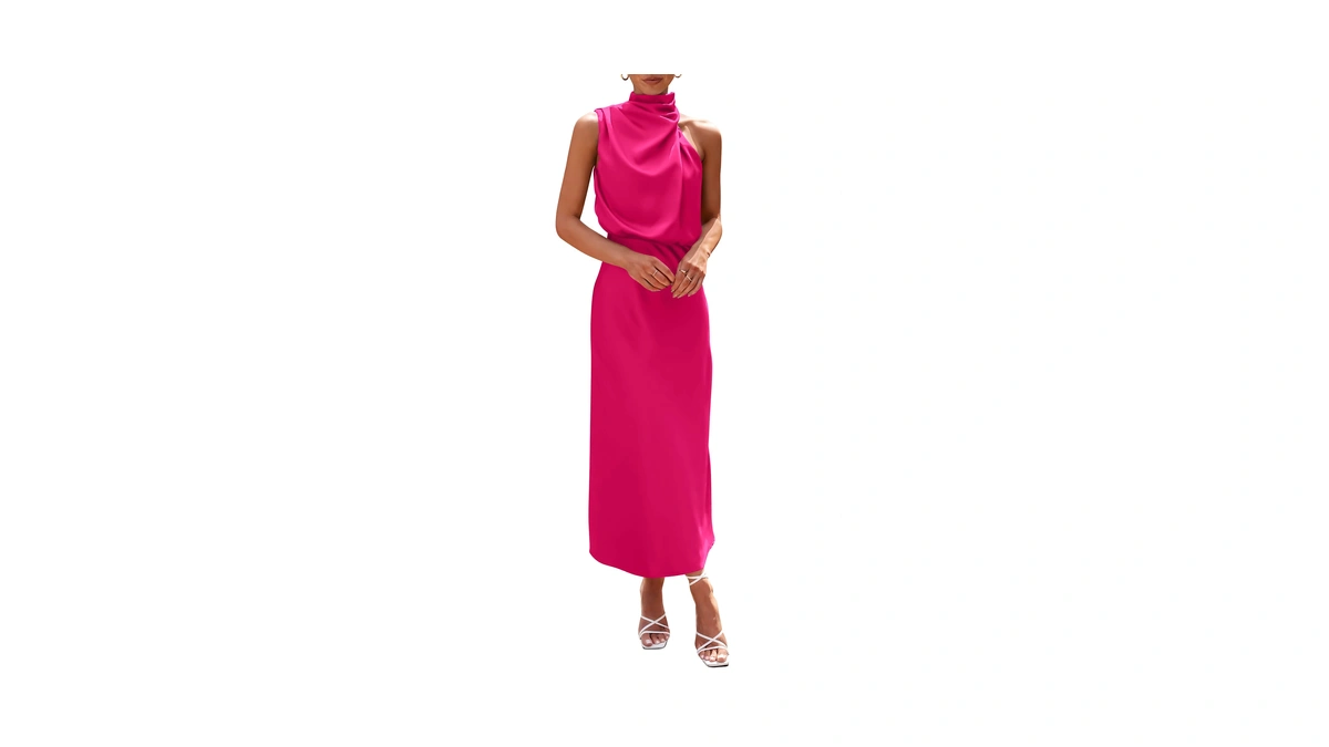 Prettygarden Women Summer Satin Mai Cocktail ...