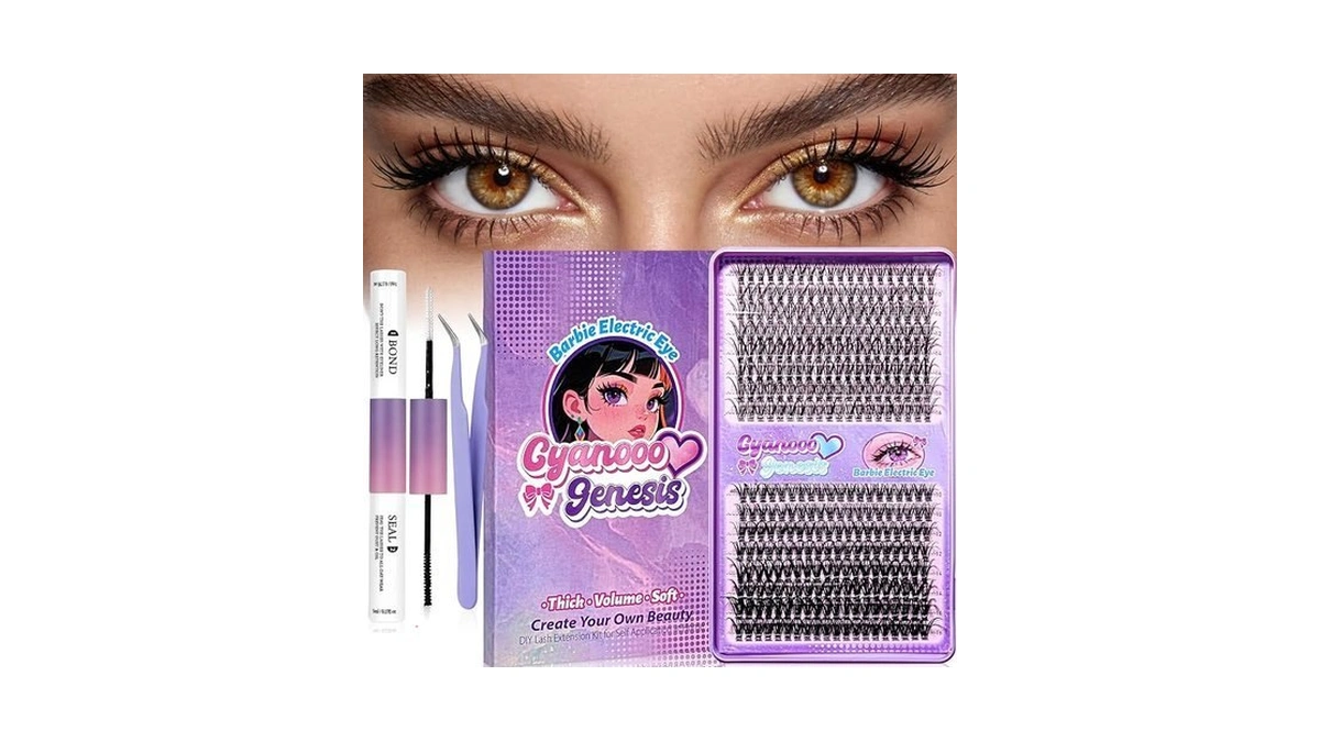 320pcs Lash Clusters Kit, 10-16mm 30d 40d Eyelash Extension Kit