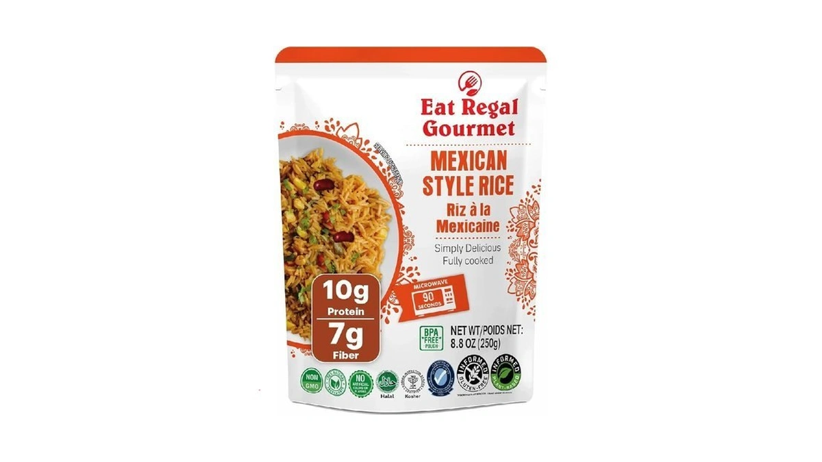 Eat Regal Ready-to-eat Mexican Style Rice, Microwaveable In 1.5 Minutess,