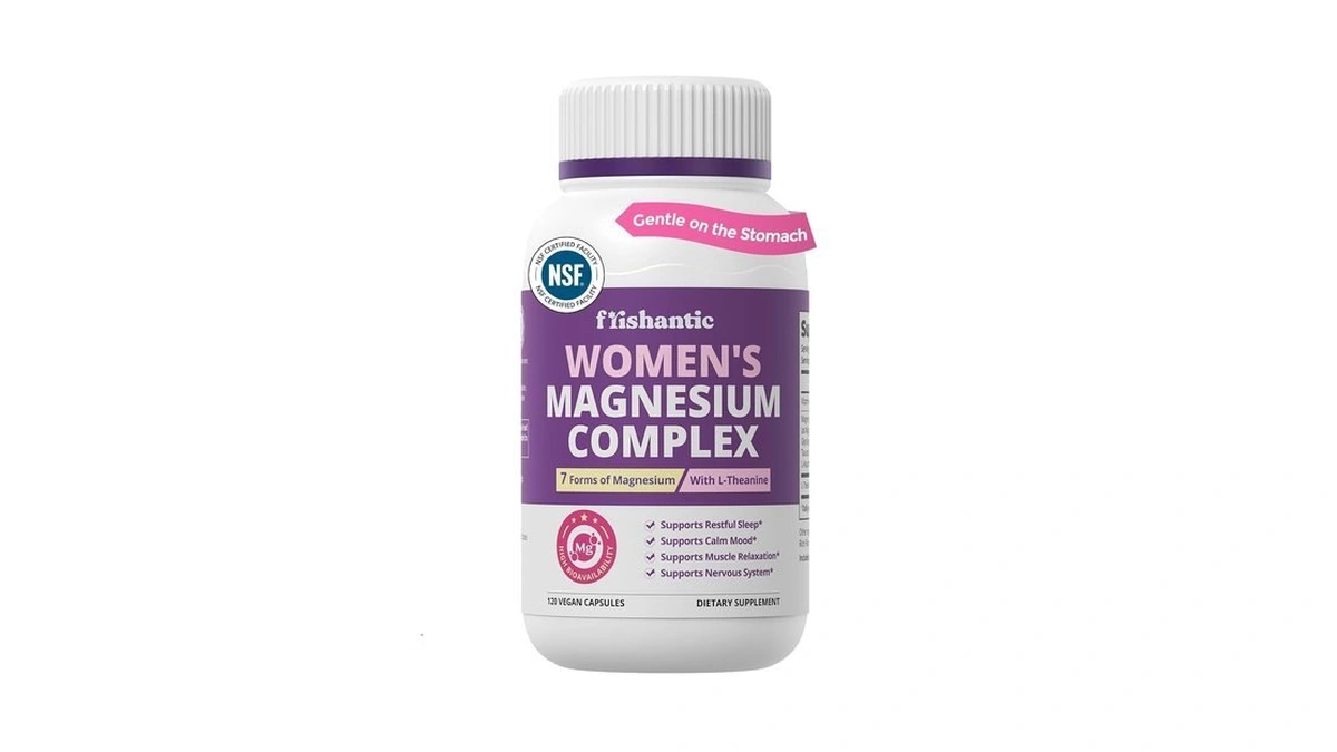Frishantic Magnesium Complex For Women - Chelated Magnesium, 2-month Supply