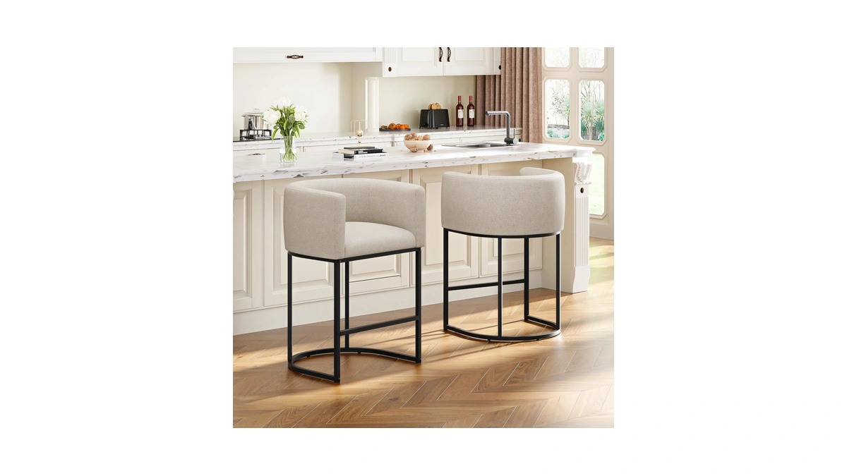 Vatros 26" H Counter Height Bar Stools Set Of 2,