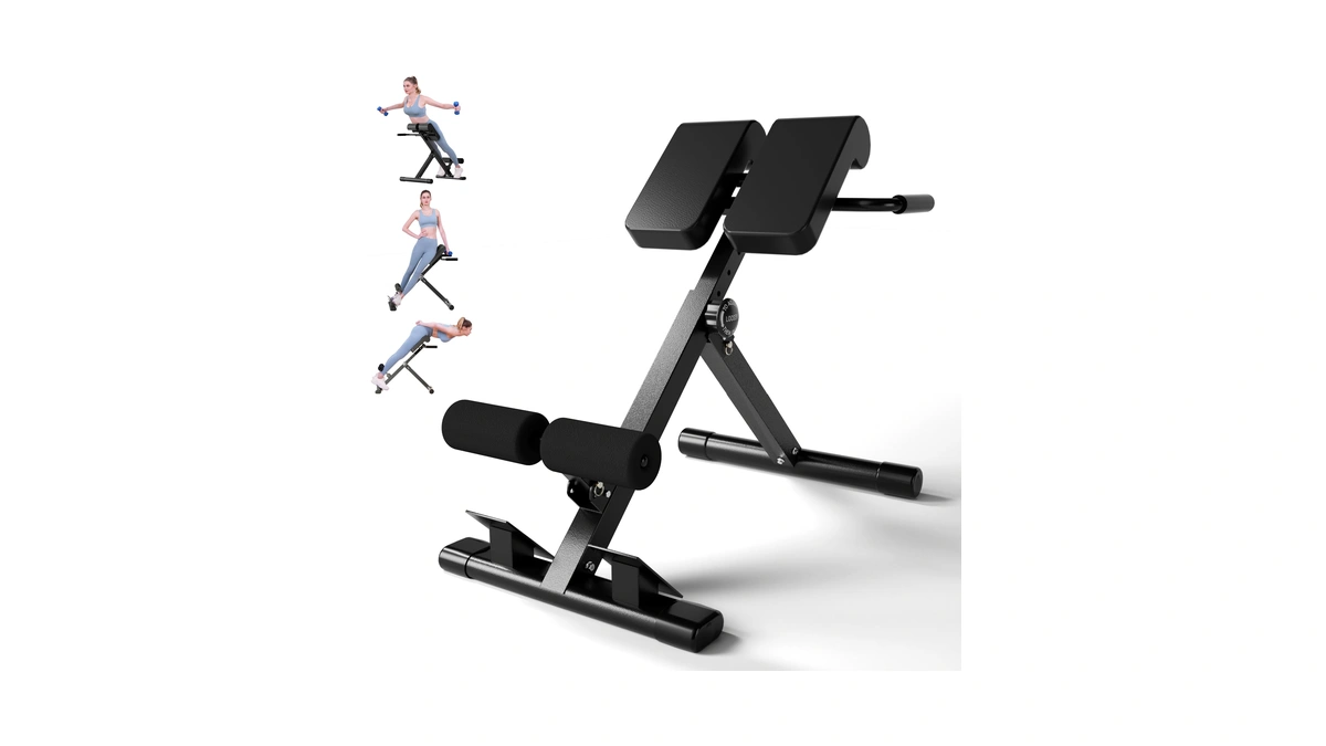 Sirhome Multi-function Roman Chair Back Extension Bench For Home Gym