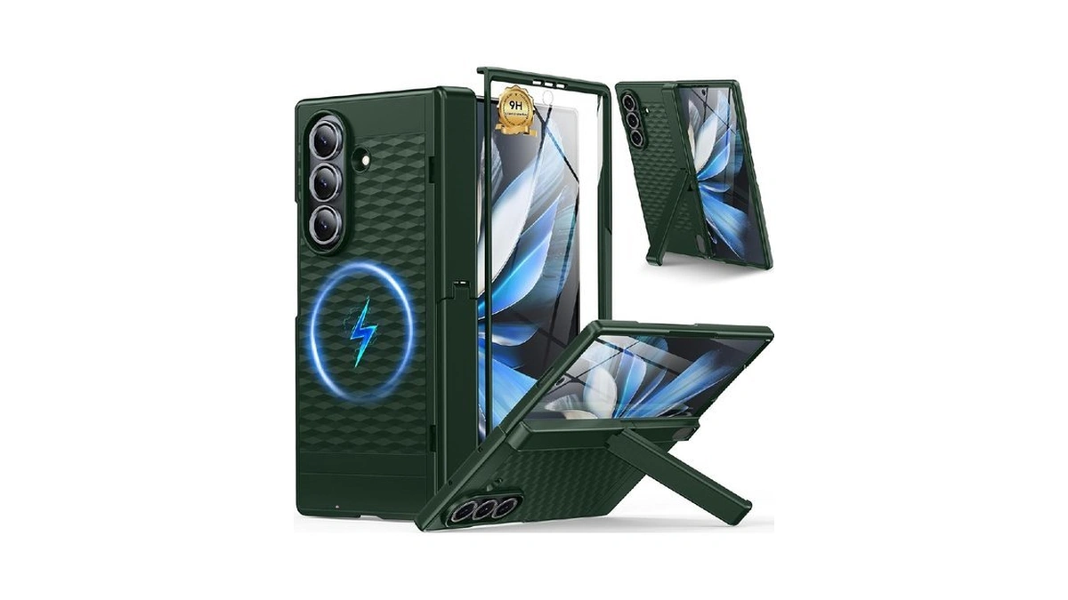 Buscbear Magnetic For Samsung Galaxy Z Fold 7 Case+screen Protector