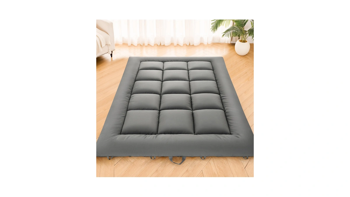 Downstoria Japanese Floor Mattress, Foldable Futon Mattress Tatami Mat With