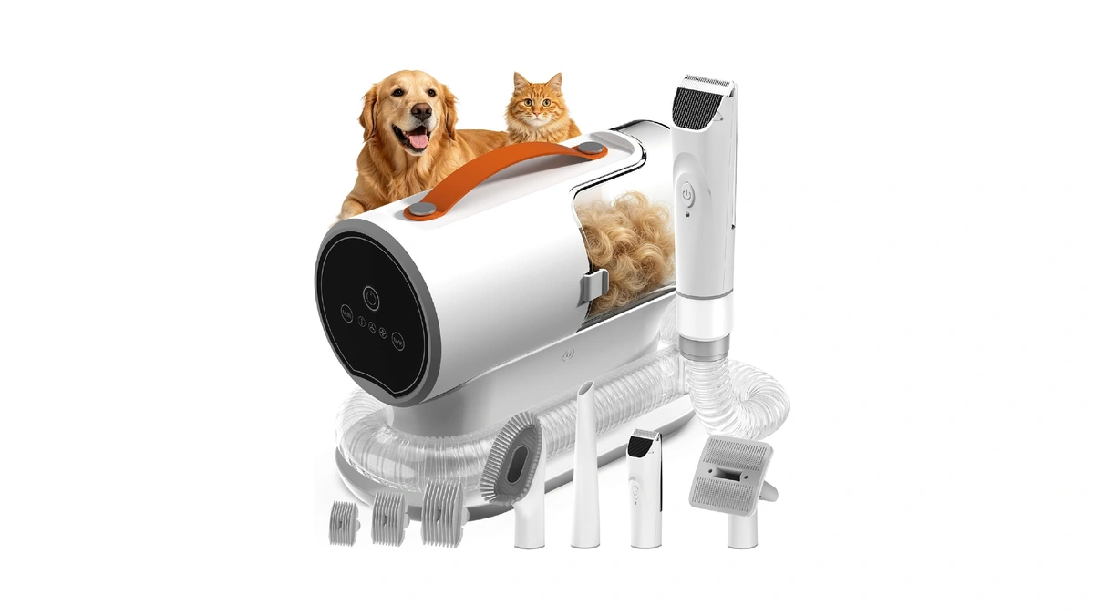 Airiobo Dog Grooming Vacuum Kit, 12000pa Pet Hair Vacuum With