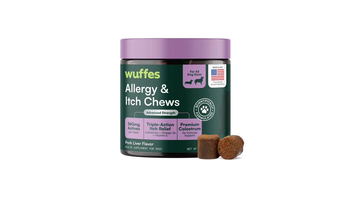 Wuffes Allergy & Itch Chews For Dogs, 60 Ct