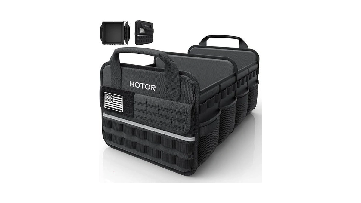 Hotor Tactical Trunk Organizer - Car Storage With Front Molle
