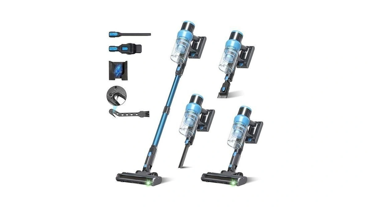 Cordless Stick Vacuum Cleaner: 400w & 48kpa Suction With 65min