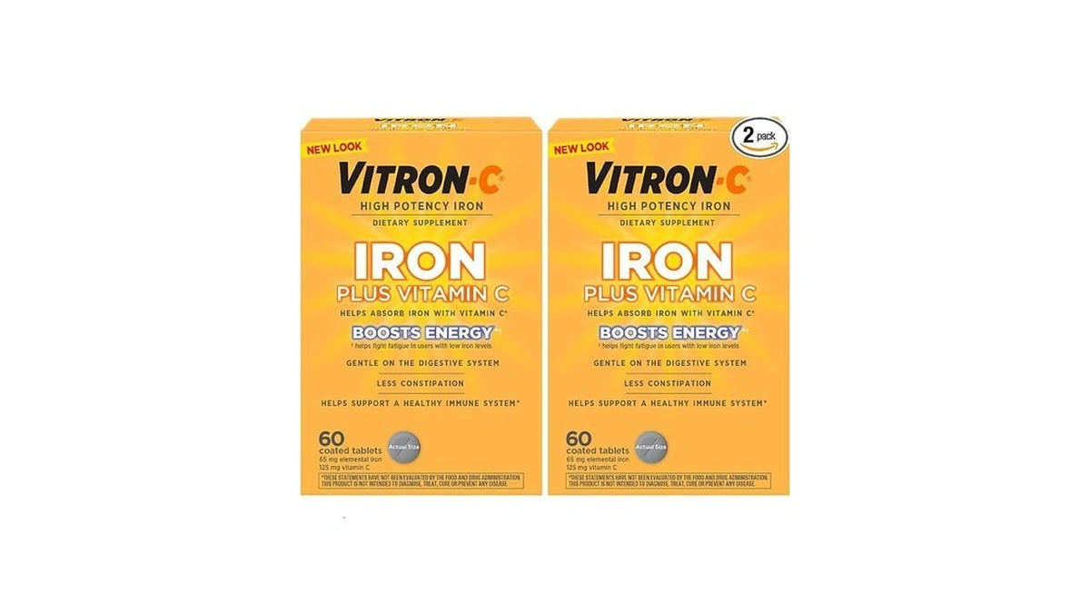 Vitron-c Iron Supplement, Once Daily, High Potency Iron Plus Vitamin